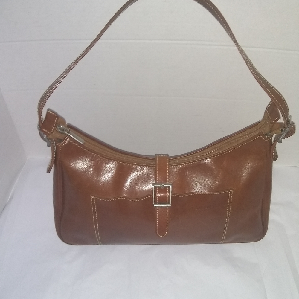 I Medici Vintage Italian Small Brown Leather Bag